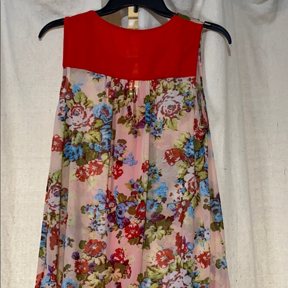High-Low Floral Dress shirt - Picture 4 of 4